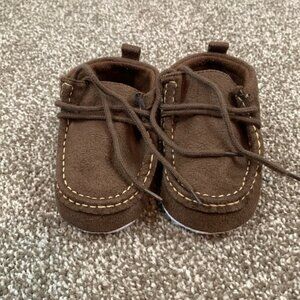 Moccasins Brown EUC 12-18 months Infant/Toddler